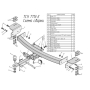 Фаркоп TOYOTA LAND CRUISER PRADO 120 2002-2009 | шар E - под квадрат - быстросъемный | Лидер Плюс | T113-E