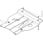 Защита картера Geely MK 2008-2014 | двигатель + КПП, 2 мм, сталь | MOTODOR | 04202