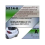 Фаркоп NISSAN TIIDA (C11) (хетчбек) 2007-2014 | шар A | Лидер Плюс | N114-A