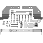 Фаркоп Toyota Land Cruiser 200 2015-2021 | шар FE - оцинкованный, нагрузка 120/2000 | MOTODOR | 92517-FEN