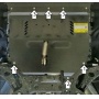 Защита картера Dongfeng 580 2018- | двигатель + КПП, 2 мм, сталь | MOTODOR | 78601