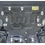 Защита картера FAW Bestune T55 2023- | двигатель + КПП, 2 мм, сталь | MOTODOR | 73904