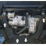 Защита картера Ford S-max 2006-2015 | двигатель + КПП, 2 мм, сталь | MOTODOR | 02615