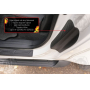 Накладки на пороги задних арок Toyota Hilux 8 2015-2025 | шагрень