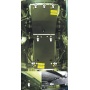 Защита картера Toyota Land Cruiser Prado 150 2009-2014 | двигатель + передний дифференциал + КПП, 3 мм, сталь | MOTODOR | 12510