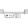 Фаркоп BMW X5 (e70) 2010-2013 | шар A - оцинкованный, нагрузка 100/2000 | ZincaR | ZB101A