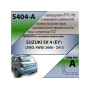 Фаркоп SUZUKI SX4 (2WD/4WD) 2006-2013 хетчбек | шар A | Лидер Плюс | S404-A