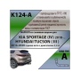 Фаркоп HYUNDAI TUCSON 3 2018-2020 (кроме 2,4 л) | шар A | Лидер Плюс | K124-A