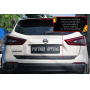 Накладка на кромку крышки багажника для Nissan Qashqai J11 2014-2022 | шагрень, со скотчем 3M