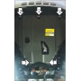 Защита картера Ford Kuga 2011-2013 | двигатель + КПП, 2 мм, сталь | MOTODOR | 00733