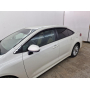 Дефлекторы Toyota Corolla (210) 2019+/2025+ | с хром молдингом, из 8 частей, премиум, плоские, 2D