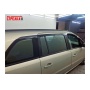 Дефлекторы Опель Зафира Б 2005-2014 | с хром молдингом, из 8 частей, премиум, плоские, 2D