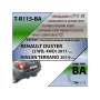 Фаркоп RENAULT DUSTER 2 2021- (2WD/4WD) | шар BA - быстросъемный | Лидер Плюс | T-R115-BA