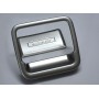 Накладки на кнопку открытия бардачка для Mazda CX-5 2017+ | 2 части, Silver (ABS)