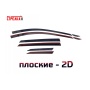 Дефлекторы Evolute i-Joy 2022-2025 | из 8 частей, премиум, плоские, 2D