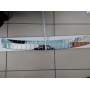 Накладка на задний бампер Фольксваген Поло седан 2010-2020 | нержавейка, с загибом