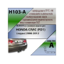 Фаркоп HONDA CIVIC 8 (FD) (седан) 2006-2012 | шар A | Лидер Плюс | H103-A