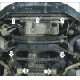 Защита картера Audi A8 2005-2009 | двигатель + КПП, 2 мм, сталь | MOTODOR | 00134