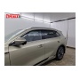 Дефлекторы Changan CS75 Plus 4 2025+ | с хром молдингом, из 6 частей, премиум, плоские, 2D