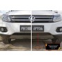 Защитная сетка решетки переднего бампера Volkswagen Tiguan (2011-2015) (Track & Field) | шагрень