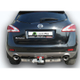 Фаркоп NISSAN MURANO (Z51) 2010-2015 | шар F - кованый, с пластиной из нержавейки | Лидер Плюс | N118-F(N)