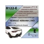 Фаркоп RENAULT ARKANA 2WD (кроме европейской сборки) | шар E - под квадрат - быстросъемный | Лидер Плюс | R122-E