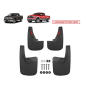 Брызговики OEM для RAM 1500 (DJ/DS) 2008-2019 / Ram 1500 Classic 2019+ | с штатными расширителями | комплект: передние+задние