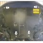 Защита картера Honda Jazz 2008-2011 | двигатель + КПП, 2 мм, сталь | MOTODOR | 00828