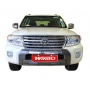 Накладка-обвес переднего бампера на Toyota Land Cruiser 200 (2012-2015)