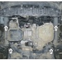 Защита картера Toyota Corolla Fielder 2013-2018 | двигатель + КПП, 2 мм, сталь | MOTODOR | 72501