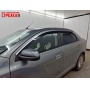 Дефлекторы Chevrolet Cobalt 2013-2022 | премиум, плоские, 2D
