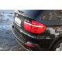 Накладка на задний бампер для BMW X5 (E70) 2010+ | шагрень