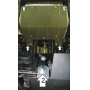 Защита картера Peugeot 407 2004-2008 | двигатель + КПП, 2 мм, сталь | MOTODOR | 01607