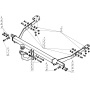 Фаркоп Peugeot Partner Tepee 2008-2022 | шар A - оцинкованный, нагрузка 75/1250 | MOTODOR | 91601-A