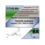 Фаркоп TOYOTA AVENSIS (седан) (Т25) 2003-2008 | шар BA - быстросъемный | Лидер Плюс | T-T102-BA