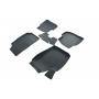Резиновые коврики в салон 3D для Фольксваген Поло SD (2009-) | c высокими бортиками, SRTK