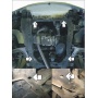 Защита картера Opel Vectra C 2002-2008 | двигатель + КПП, 2 мм, сталь | MOTODOR | 01511