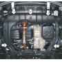 Защита картера Hyundai Verna 2006-2010 | двигатель + КПП, 2 мм, сталь | MOTODOR | 00930