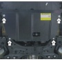 Защита картера KIA Picanto 2017-2023 | двигатель + КПП, 2 мм, сталь | MOTODOR | 71012