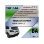 Фаркоп RENAULT KAPTUR (2WD/4WD) | шар BA - быстросъемный | Лидер Плюс | T-R116-BA