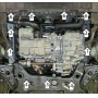 Защита картера BAIC X55 2018- | двигатель + КПП, 2 мм, сталь | MOTODOR | 78504