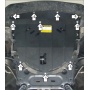Защита картера Nissan Qashqai 2014-2015 | двигатель + КПП, 2 мм, сталь | MOTODOR | 01453
