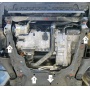 Защита картера Ford Galaxy 2006-2010 | двигатель + КПП, 2 мм, сталь | MOTODOR | 72602