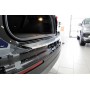 Накладка на задний бампер для Volkswagen Tiguan 2017+ | нержавейка, с загибом