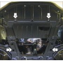 Защита картера Nissan Qashqai +2 2010-2014 | двигатель + КПП, 2 мм, сталь | MOTODOR | 01434