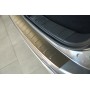 Накладка на задний бампер для VW Passat B8 2016+ седан | матовая нержавейка, с загибом