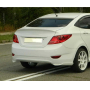 Лип-спойлер HS2 для Hyundai Solaris 2010+/2014+