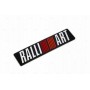 Шильд "RALLI ART" Для Mitsubishi, Самоклеящийся. Цвет: Черный. 1 шт. вар.2