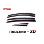 Дефлекторы Dongfeng Shine Max 2023+ | премиум, плоские, 2D