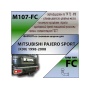 Фаркоп MITSUBISHI PAJERO SPORT 1 1998-2008 | шар FC | Лидер Плюс | M107-FC